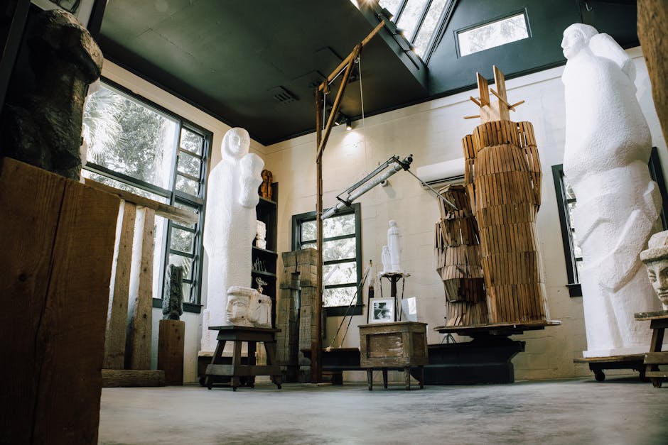 Explore a unique sculpture workshop featuring handmade art and natural light in West Palm Beach, FL.